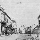 Jagiellońska Street in Sanok (ca.1910)