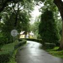 Rymanów, cesta k budově správy lesů