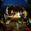 04563 Christmas nativity scene at the Franciscan church in Sanok, 2010