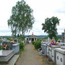 Posada Cemetery in Sanok central alley and chapel