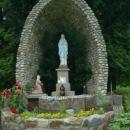 Aleja Najświętszej Marii Panny in Sanok statue of Virgin Mary Ave