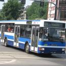 Jelcz M121MB reserve bus of MPK Kraków on Zygmunta Kasińskiego, Ziewrzyniecka and Tadeusza Kościuszki intersection in Kraków