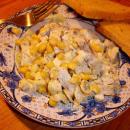 05159 Salad with herring and corn. Sanok