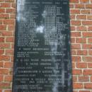 Saint Catherine of Alexandria church in Strachocina 9 plaque 2 to fallen war victims