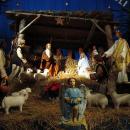 04567 Christmas nativity scene at the Franciscan church in Sanok, 2010