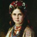 Ukrainian girl by Nikolay Rachkov (2nd half 19 c., Chernigov museum)