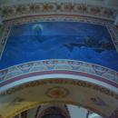 Left side aisle of Maksymilian Kolbe in Franciscan Church in Sanok fresco 1