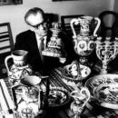 Aleksander Rybicki and collection of Hutsuls ceramic