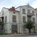 70 Jagiellońska Street in Sanok front left pharmacy