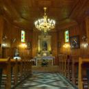 Saint Anthony church in Liszna interior down