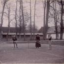 Ein Amateurtennismatch um 1910, Sanok